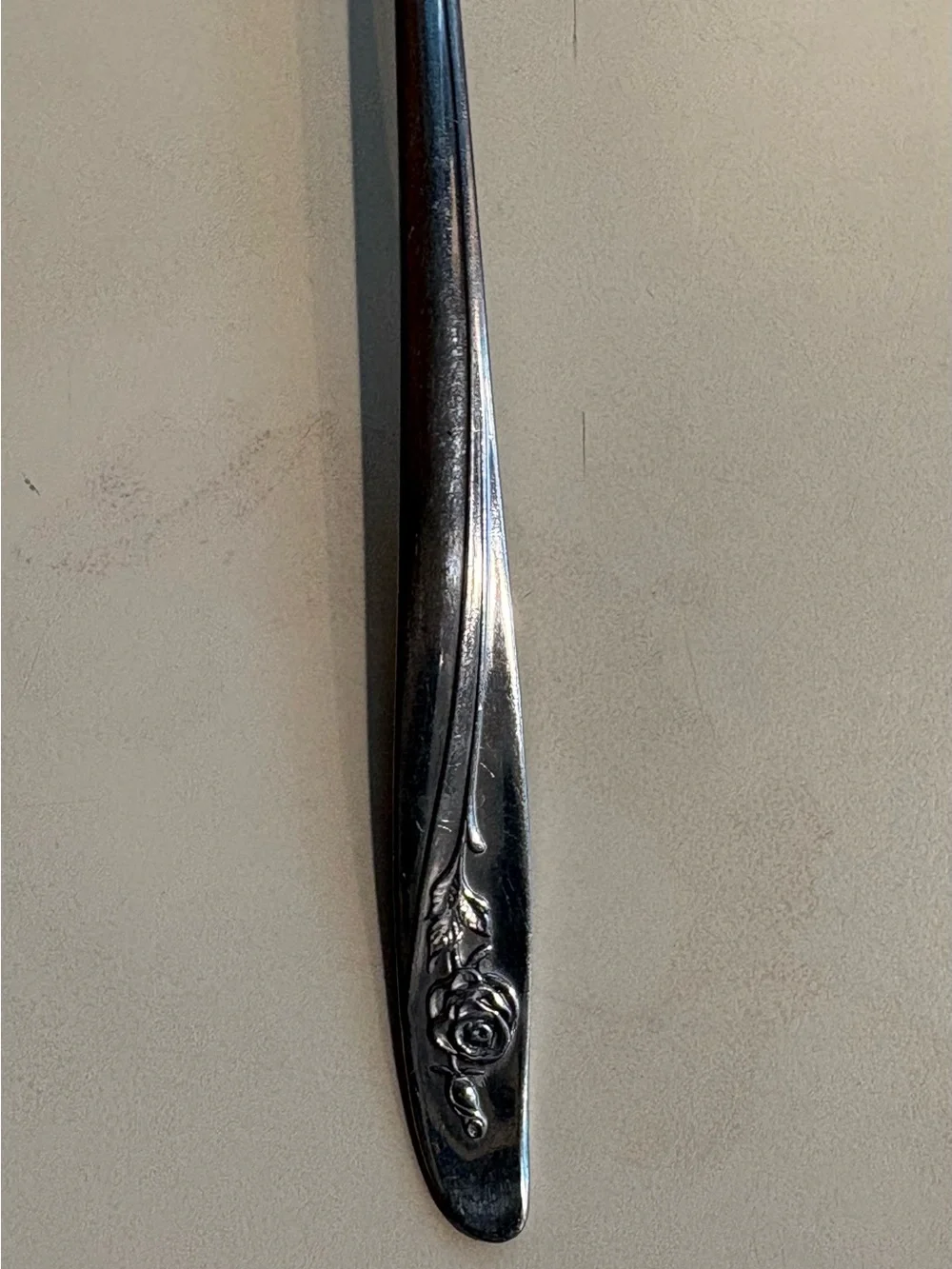 Oneida Arbor Rose Iced Tea Spoon Vintage
